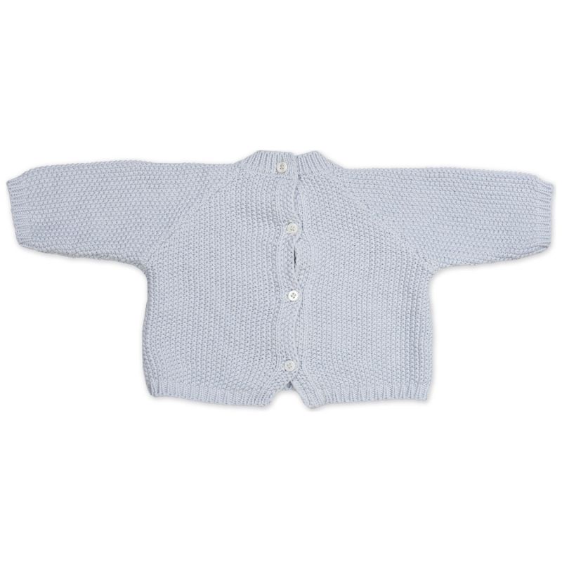 Ensemble 3 pièces en tricot bleu (0-1 mois) Pasito a pasito Produit 6