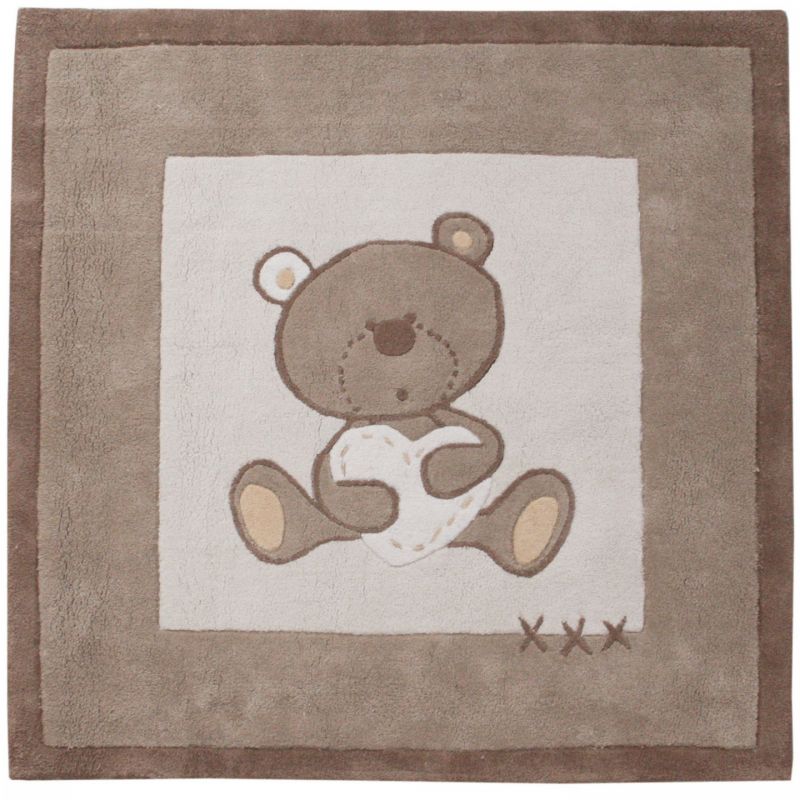 Tapis Tinours carrée (100 x 100 cm) Candide