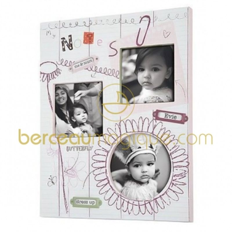 Cadre photo Scrapbook rose Mamas and Papas