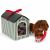 Variation Marron, rouge, noir du produit Mini peluche chiot Puppy ( 21 cm) de la marque Konges Slojd