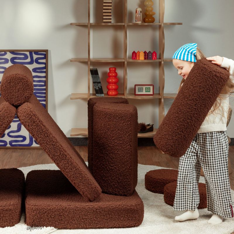 Canapé modulable Settee Warm Hazel molletonné Wigiwama Ambiance 5