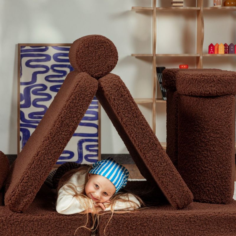 Canapé modulable Settee Warm Hazel molletonné Wigiwama Ambiance 6