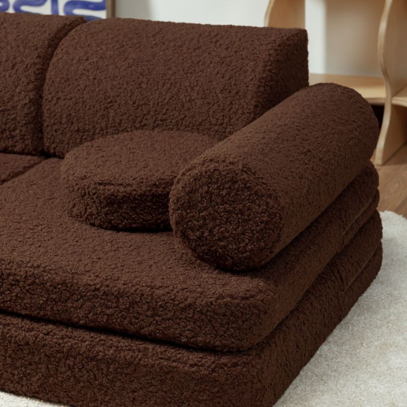 Canapé modulable Settee Warm Hazel molletonné Wigiwama Ambiance 7