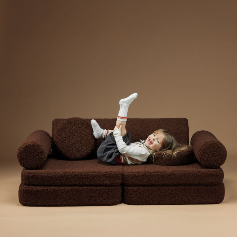 Canapé modulable Settee Warm Hazel molletonné Wigiwama Ambiance 8