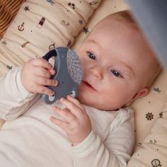 Lot de 2 anneaux de dentition animaux gris et vert