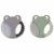 Variation Gris, vert du produit Lot de 2 anneaux de dentition animaux gris et vert de la marque Filibabba