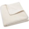 Couverture en polaire Cosy Knit Ivory (75 x 100 cm) - Jollein