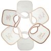 Lot de 6 bavoirs premier âge Brodé Trois Kilos Sept Produit 1