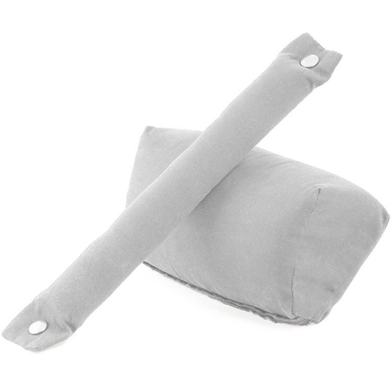 Pack booster réhausseur et cale-tête pour porte-bébé PhysioCarrier et HoodieCarrier gris clair Love Radius