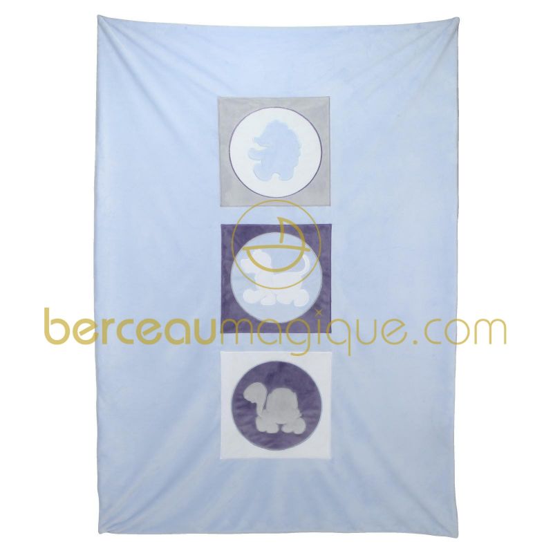 Couverture Arthur et Merlin graphic 100 x 140 cm Noukie's