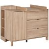 Commode 1 porte 3 tiroirs avec plan à langer Calypso Galipette Produit 1