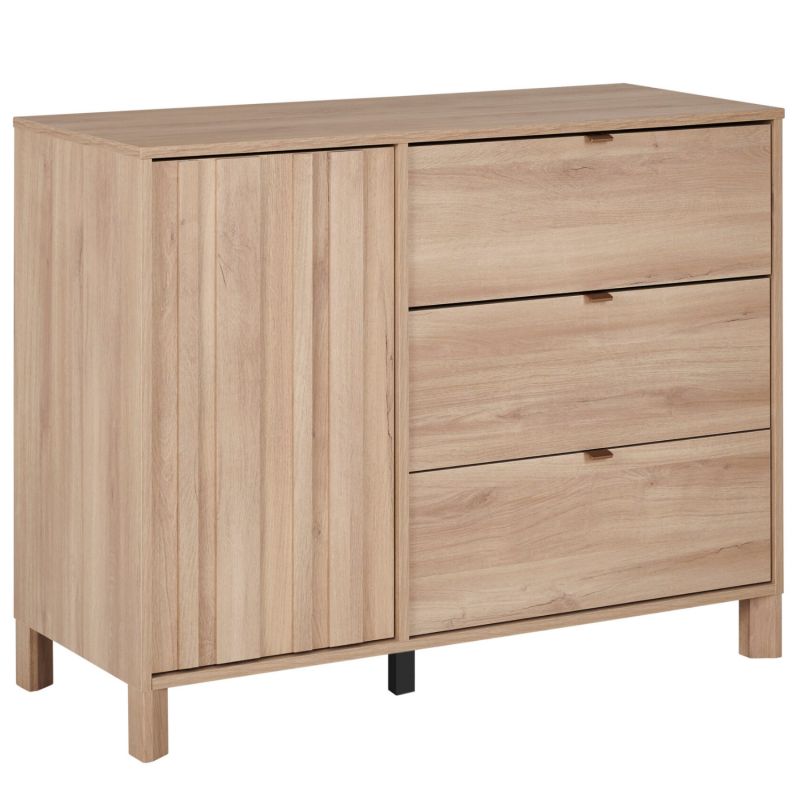 Commode 1 porte 3 tiroirs avec plan à langer Calypso Galipette Produit 5