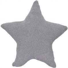 Coussin étoile grise (40 cm)