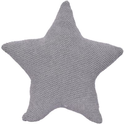 Coussin étoile grise (40 cm) Kikadu