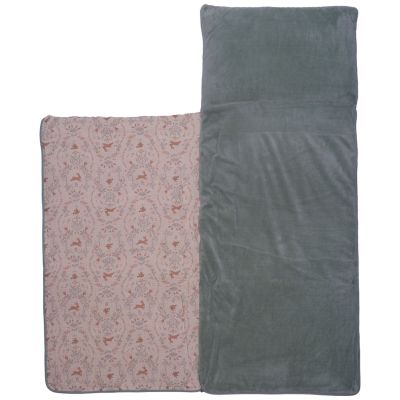 Sac de couchage enfant pliable et nomade jardin enchanté (50x120 cm)