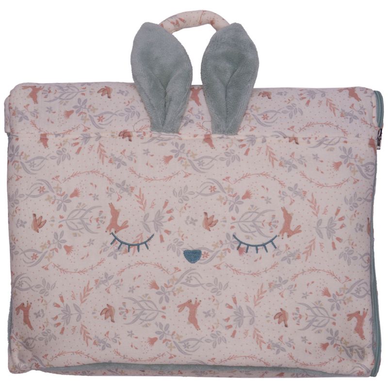Sac de couchage enfant pliable et nomade jardin enchanté (50x120 cm) BB & Co Produit 1