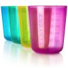 Lot de 4 petites tasses multicolores - Babycup