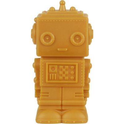 Petite veilleuse Robot jaune dorÃ© (13 cm)