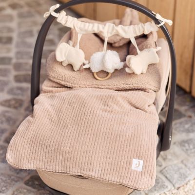 Nid d'ange passe sangle Cloudy Rib Milky Coffee (groupe 0+)