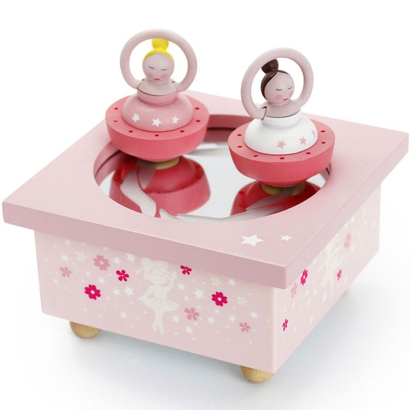 Boîte à musique Bois Ballerine Rose Trousselier Produit 1 grande taille