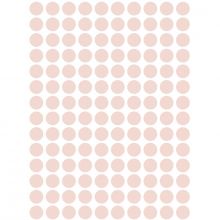 Stickers muraux ronds rose pétale  par Lilipinso