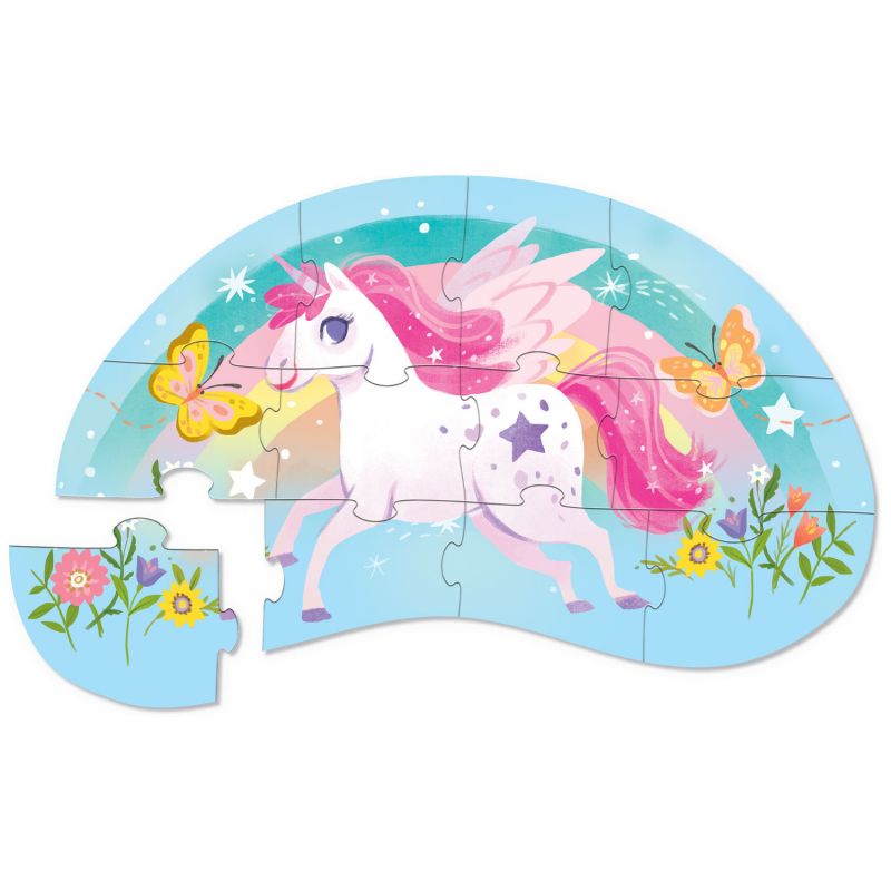 Mini Puzzle Licorne (12 pièces) Crocodile Creek Produit 3