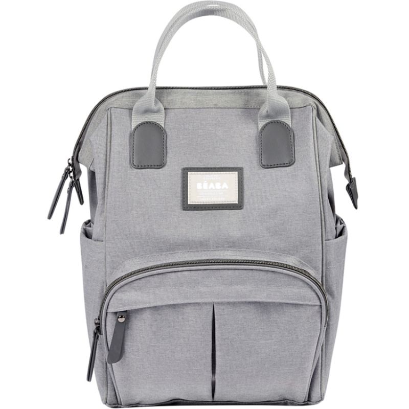 Sac à dos à langer  Wellington gris chiné Béaba
