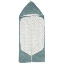 Couverture nomade Trendy wrapping Mist Vert (80 x 80 cm)  par Snoozebaby