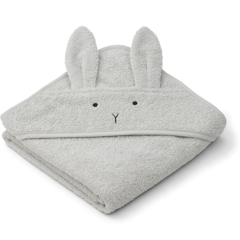 Cape de bain Albert Rabbit dumbo grey (70 x 70 cm) Liewood Produit 1 grande taille