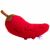 Variation Rouge, marron, noir du produit Porte-clé peluche Picnic Piment (15 cm) de la marque Bazuuyu