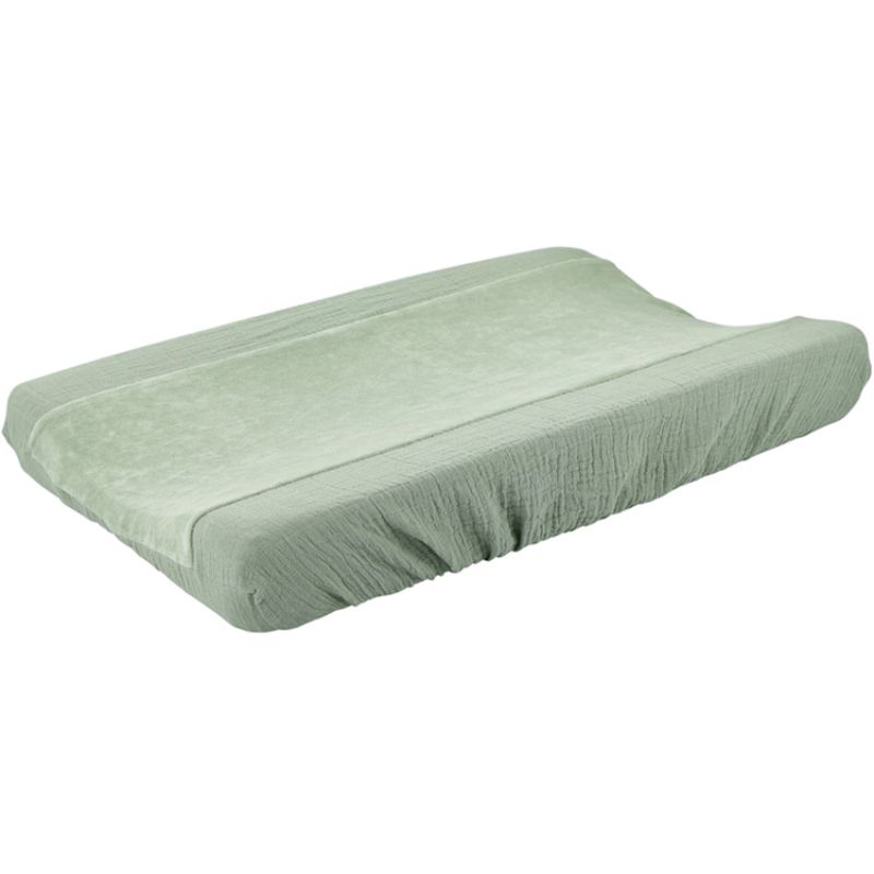 Housse de matelas à langer Bliss vert olive (72 x 42,5 cm) Trixie