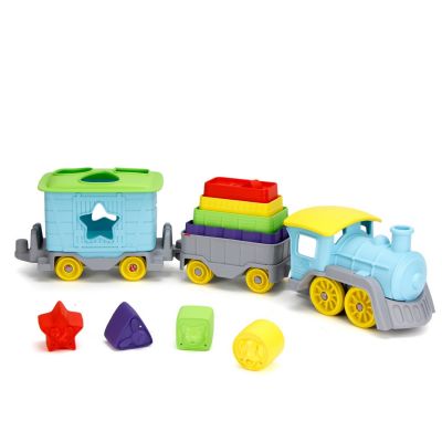 Train à Formes et à empiler (12 pièces) Green Toys