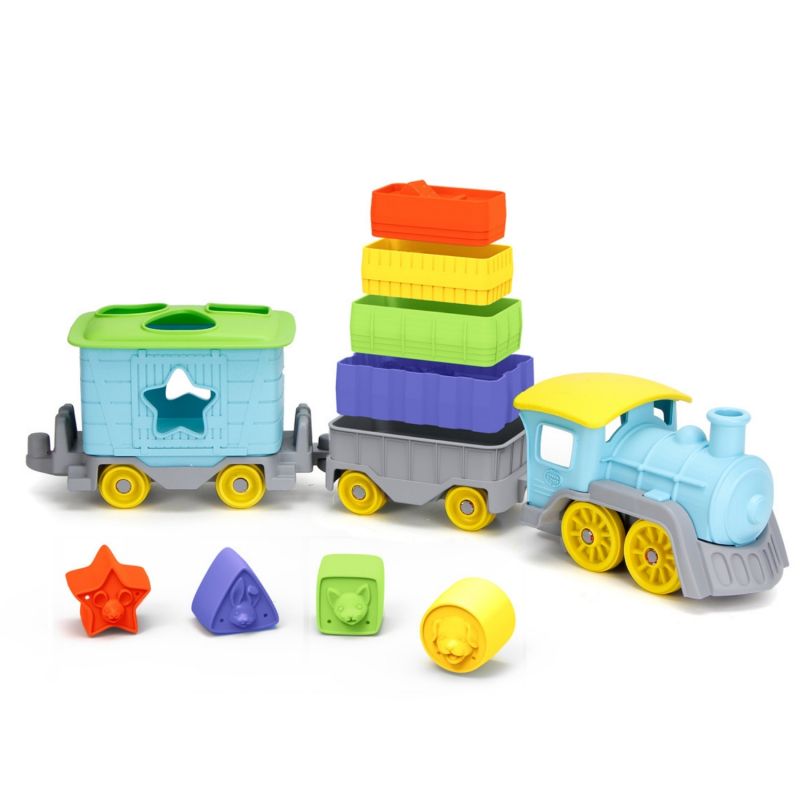 Train à Formes et à empiler (12 pièces) Green Toys Produit 3