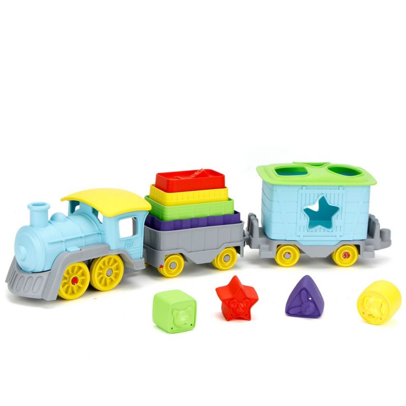 Train à Formes et à empiler (12 pièces) Green Toys Produit 4
