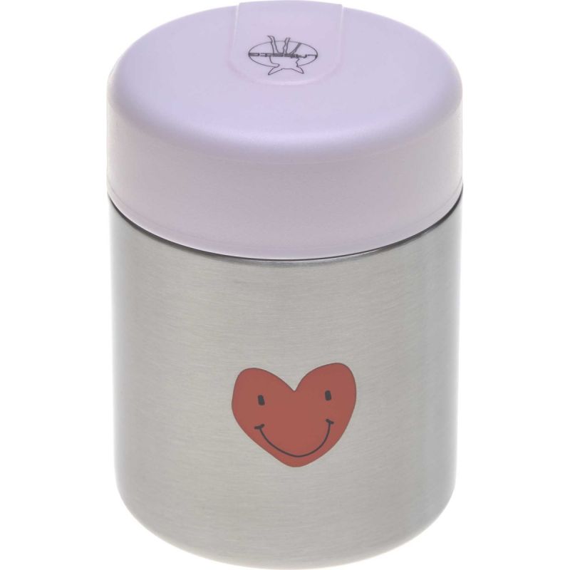 Thermos alimentaire Happy Rascals Coeur lavande (0,315 L) Lässig Produit 1