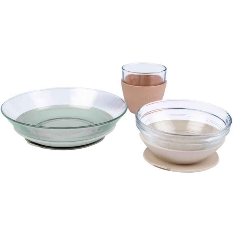 Coffret repas en verre X DURALEX Natural Béaba Produit 1