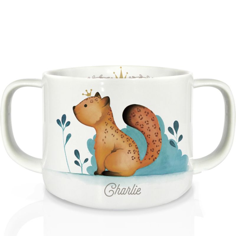 Tasse en porcelaine Léopard (personnalisable) Gaëlle Duval