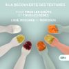 Lot de 2 précuillères en silicone Barbe à papa et Guimauve Béaba Ambiance 4