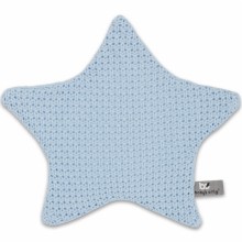 Doudou plat étoile Robust Maille bleu (30 x 30 cm)  par Baby's Only