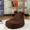 Pouf ours Warm Hazel molletonné Wigiwama Ambiance 3