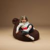 Pouf ours Warm Hazel molletonné Wigiwama Ambiance 6