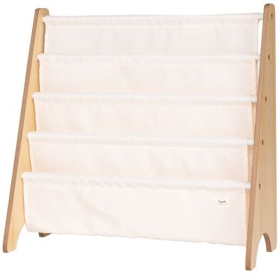 Bibliothèque en tissu recyclé Uni crème - Reconditionné 3 sprouts