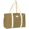 Sac à langer imperméable Opera Olive Green Nobodinoz Produit 3