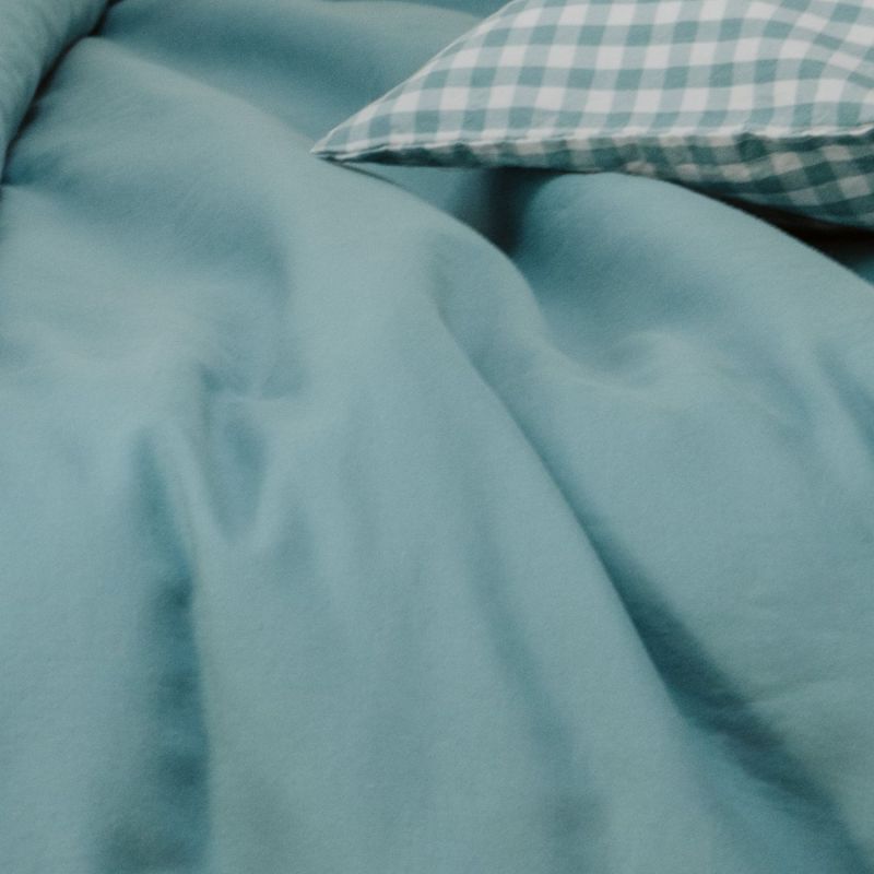 Housse de couette pur coton bio Azur (100 x 140 cm) Kadolis Ambiance 4