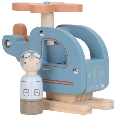 Hélicoptère avec figurine