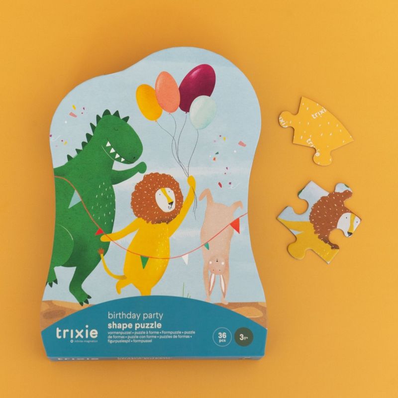 Puzzle à forme Fête d'anniversaire (36 pièces) Trixie Ambiance 2