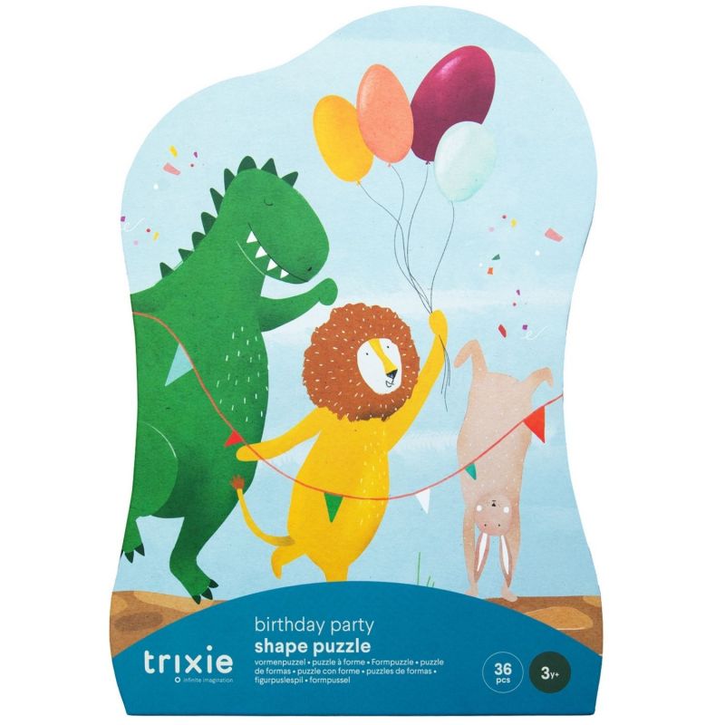 Puzzle à forme Fête d'anniversaire (36 pièces) Trixie Packaging 3