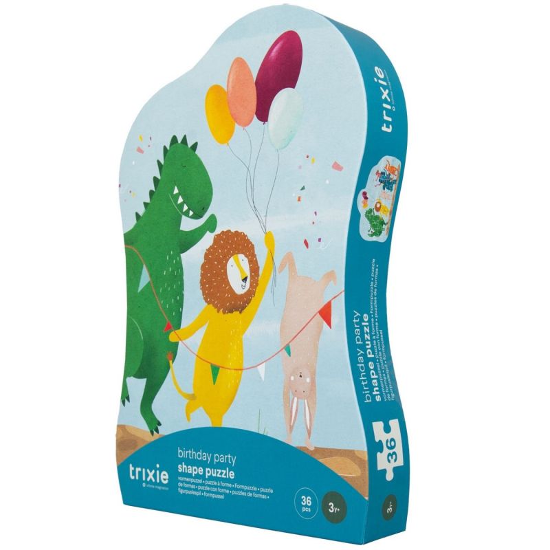 Puzzle à forme Fête d'anniversaire (36 pièces) Trixie Packaging 4