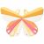 Variation Ecru, rose, jaune du produit Ailes de papillon Rose Dress-up de la marque Kid's Concept