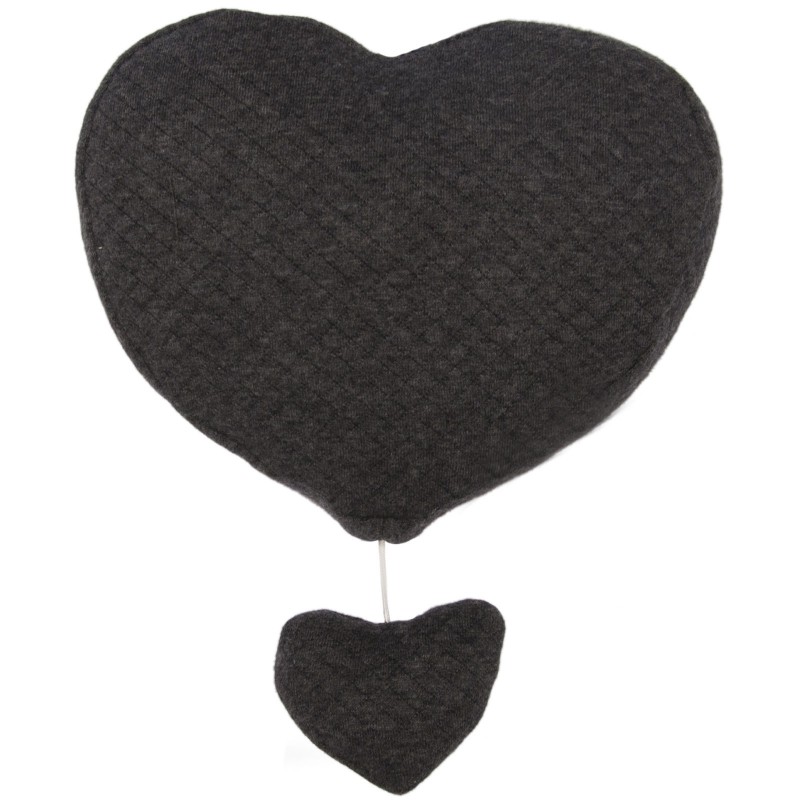 Coeur musical Diamond Anthracite Les Rêves d'Anaïs